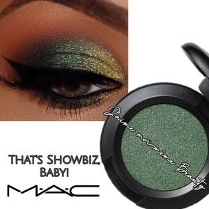MAC Frost That's Showbiz Baby Eyeshadow (warm dark green frost)